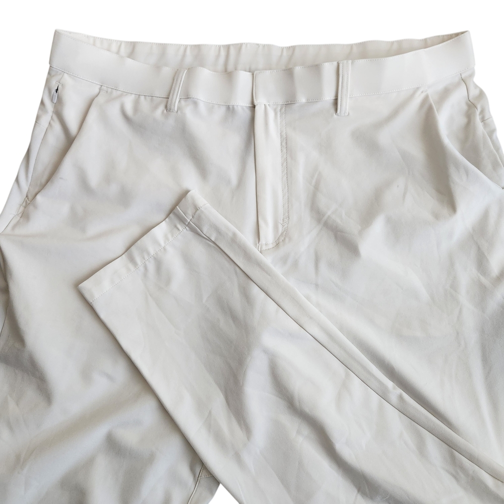 MIER Performance Golf Pants Men's L Ivory Regular Fit Casual Outdoors Chino